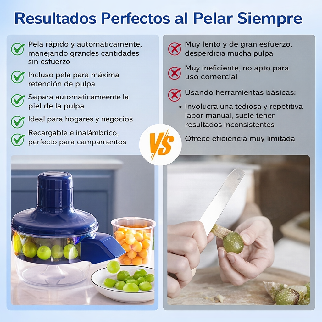 Peladora de comida automatico
