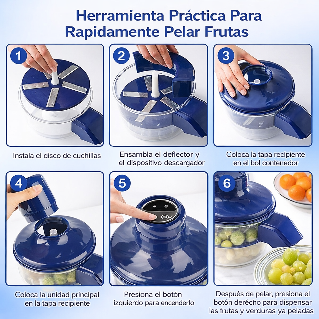 Peladora de comida automatico