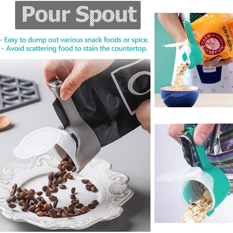 Clip sellador hermético para alimentos