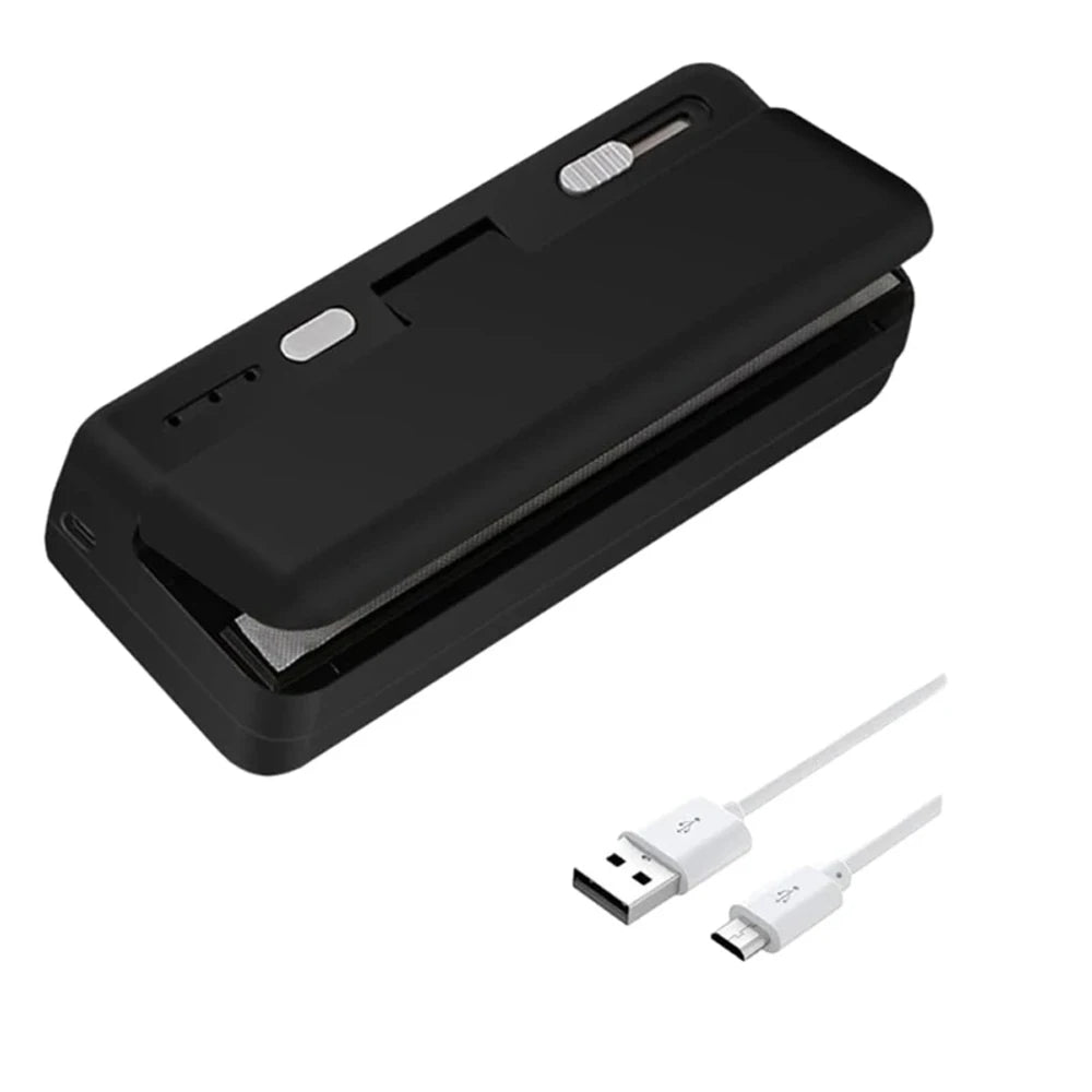 Sellador portátil bolsas recargable USB