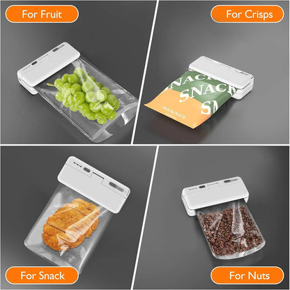 Sellador portátil bolsas recargable USB