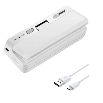 Sellador portátil bolsas recargable USB